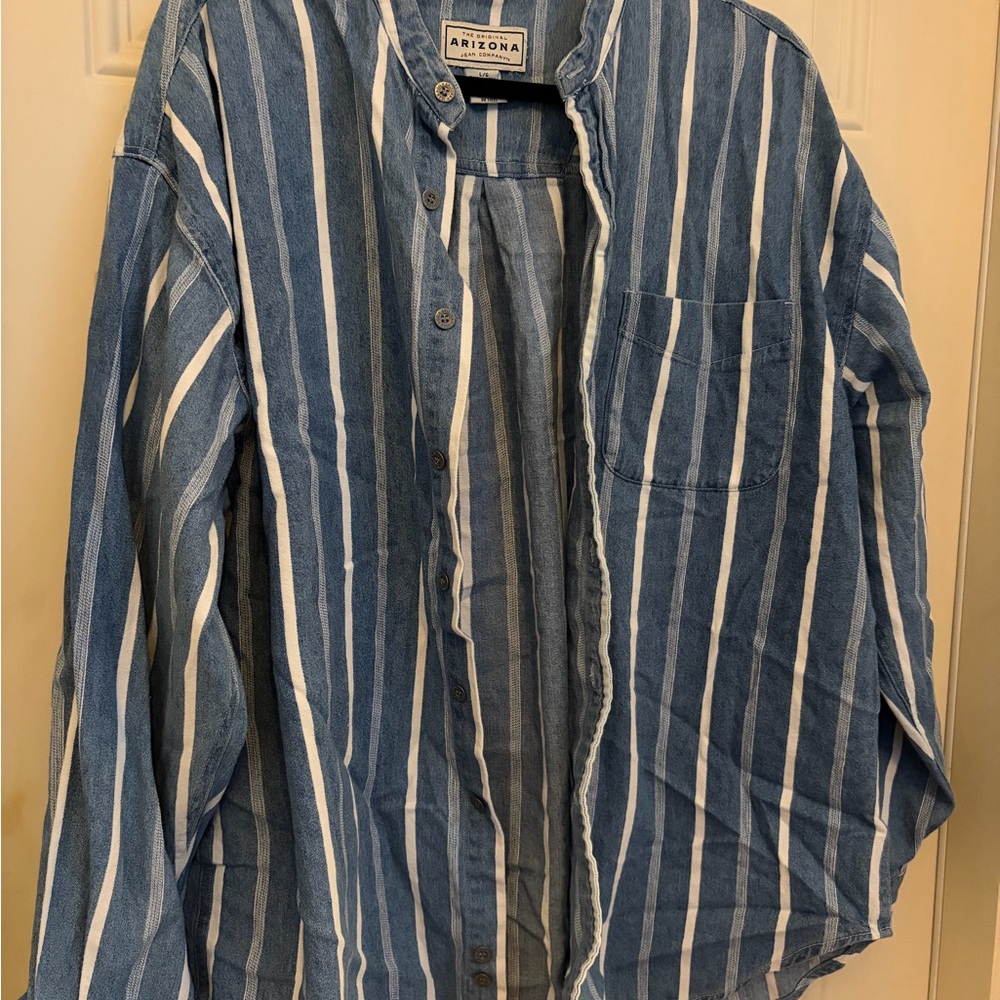 Arizona Jean Company Denim Button Down